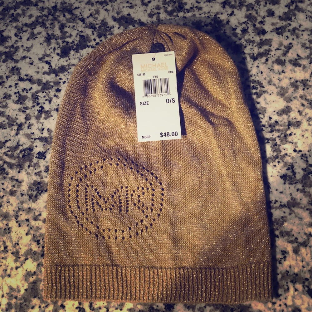 Sparkle Gold Stocking Cap MK